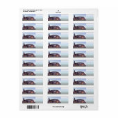 Étiquette Colisée - Rome - Italie (Feuille entière)