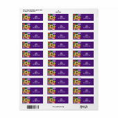 Étiquette Collage de forme Bauhaus (Feuille entière)