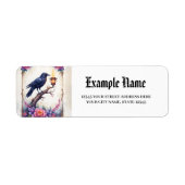 Étiquette Collection de mariage Enchanted Raven (Devant)