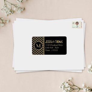 Étiquette Collection de Mariages Art Déco Gatsby vintage des