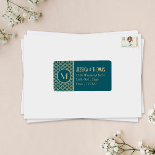 Étiquette Collection de Mariages Art Déco Gatsby vintage des