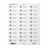 Étiquette Collection Joyeuse Baie (Feuille entière)