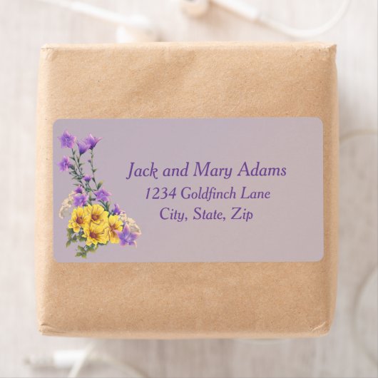 Étiquette Collection Spring Garden (En situation)