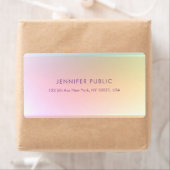 Étiquette Coloré Moderne Élégant Simple Modèle tendance (En situation)