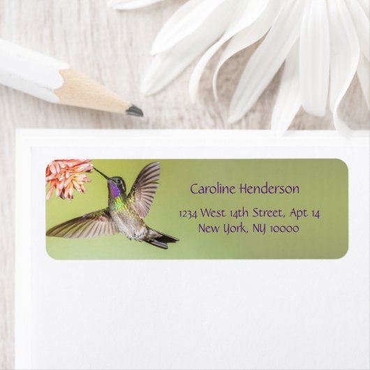 Étiquette Colorful (En situation)