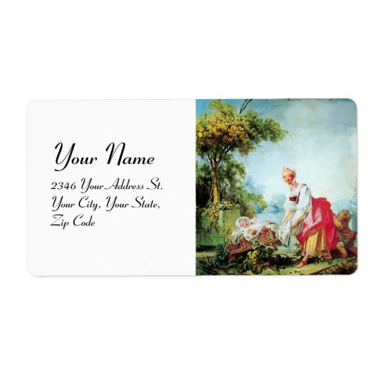 ÉTIQUETTE COLORFUL BABY SHOWER (Devant)