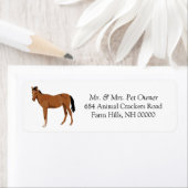 Étiquette Colt Horloge Adresse de retour Autocollants (En situation)