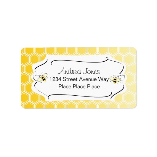 Étiquette Combe de miel doux (Devant)