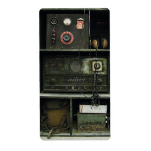 Étiquette Commandes militaires Équipement radio Vintage