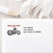 Étiquette Comment faire rouler (Moto) (En situation)