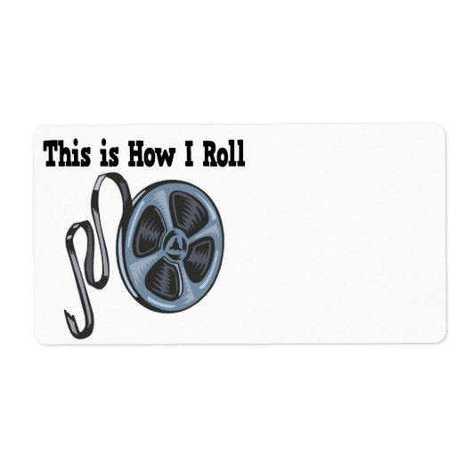 Étiquette Comment je déroule un film (Devant)