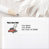 Étiquette Comment je roule (tondeuse de pelouse) (En situation)