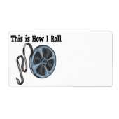 Étiquette Comment lancer une bande vidéo (Devant)