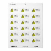 Étiquette Comment le Grinch a volé Noël Grinch Classique (Feuille entière)