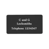 ÉTIQUETTE COMMERCES, COUVERTURE (Devant)