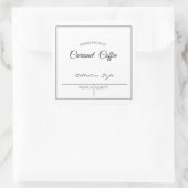 ÉTIQUETTE COMMERCIALE MODIFIABLE / CAFE (Sac)