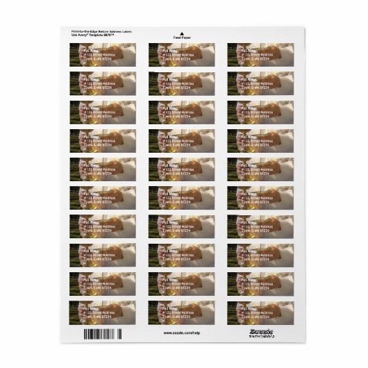 Étiquette Communion Mailing Labels (Feuille entière)