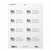 Étiquette Compagnie Idiot (Feuille entière)