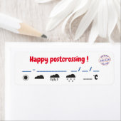 Étiquette complètes post-franchEtiquettes (En situation)