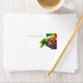 Étiquette Composition Avec Légumes Crus (En situation)