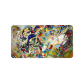 Étiquette Composition VII, 1913 par Wassily Kandinsky (Devant)