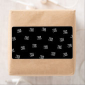 Étiquette Conception aléatoire, logo ou image d'entreprise (En situation)