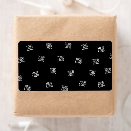 Étiquette Conception aléatoire, logo ou image d'entreprise (En situation)