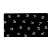 Étiquette Conception aléatoire, logo ou image d'entreprise (Devant)