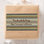 Étiquette Conception artisanale par - tricot (En situation)