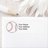 Étiquette conception classique de base-ball (En situation)