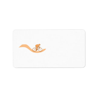 Étiquette Conception cycliste à Orange.