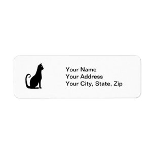Étiquette Conception de chat noir