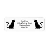 Étiquette Conception de chats (Devant)