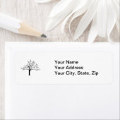 Étiquette Conception de l'arbre nu (En situation)