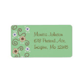 Étiquette Conception des points (Devant)