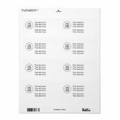 Étiquette Conception du logo d'entreprise (Feuille entière)