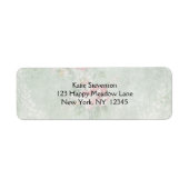 Étiquette Conception Vintage Rose (Devant)