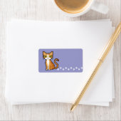 Étiquette Concevez votre propre chat de dessin (En situation)