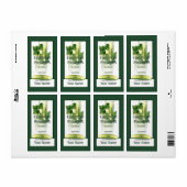 Étiquette Concombres (Feuille entière)