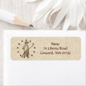 Étiquette Concord Minuteman (En situation)