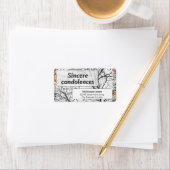 Étiquette Condoléances sincères (En situation)
