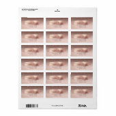 Étiquette Confetti moderne, Pinceau, Parties scintillant Bro (Feuille entière)