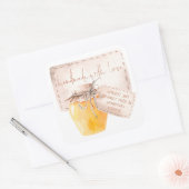 Étiquette Confiture d'Abricot Faite Maison avec Am (Enveloppe)