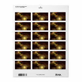 Étiquette Connexion intime Art Abstrait (Feuille entière)