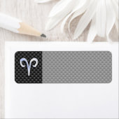 Étiquette Connexion Zodiac Aries au charbon de bois Impressi (En situation)