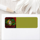 Étiquette Connexions dynamiques Art Abstrait (En situation)