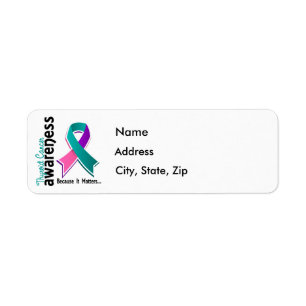 Étiquette Conscience 5 de cancer de la thyroïde