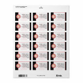 Étiquette Conserver le calme et manger des gâteaux boulanger (Feuille entière)