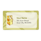 Étiquette Console de jeu haute arcade (Devant)