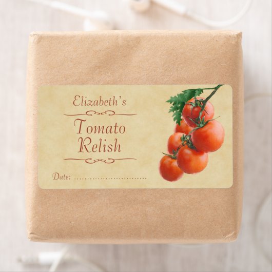 Étiquette Consommation de tomate (En situation)